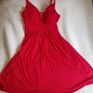 Mix & Co Medium Spaghetti Strap Red Dress